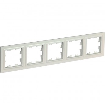 5-местная рамка IEK Brite ру-5-брж жемчуг BR-M52-K36 5-местная рамка IEK Brite ру-5-брж жемчуг BR-M52-K36