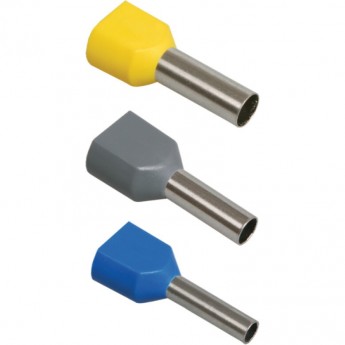 Наконечник-гильза IEK НГИ2 4,0-12 - UTE10-4-D4-0-100, серый, 20шт/упак Наконечник-гильза IEK НГИ2 4,0-12 - UTE10-4-D4-0-100, серый, 20шт/упак