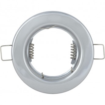 Светильник встраиваемый под лампу IEK MR16 хром - LUVB0-GU05-1-K23