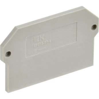 Заглушка IEK для CTS-DT 4мм2 серая Заглушка IEK для CTS-DT 4мм2 серая